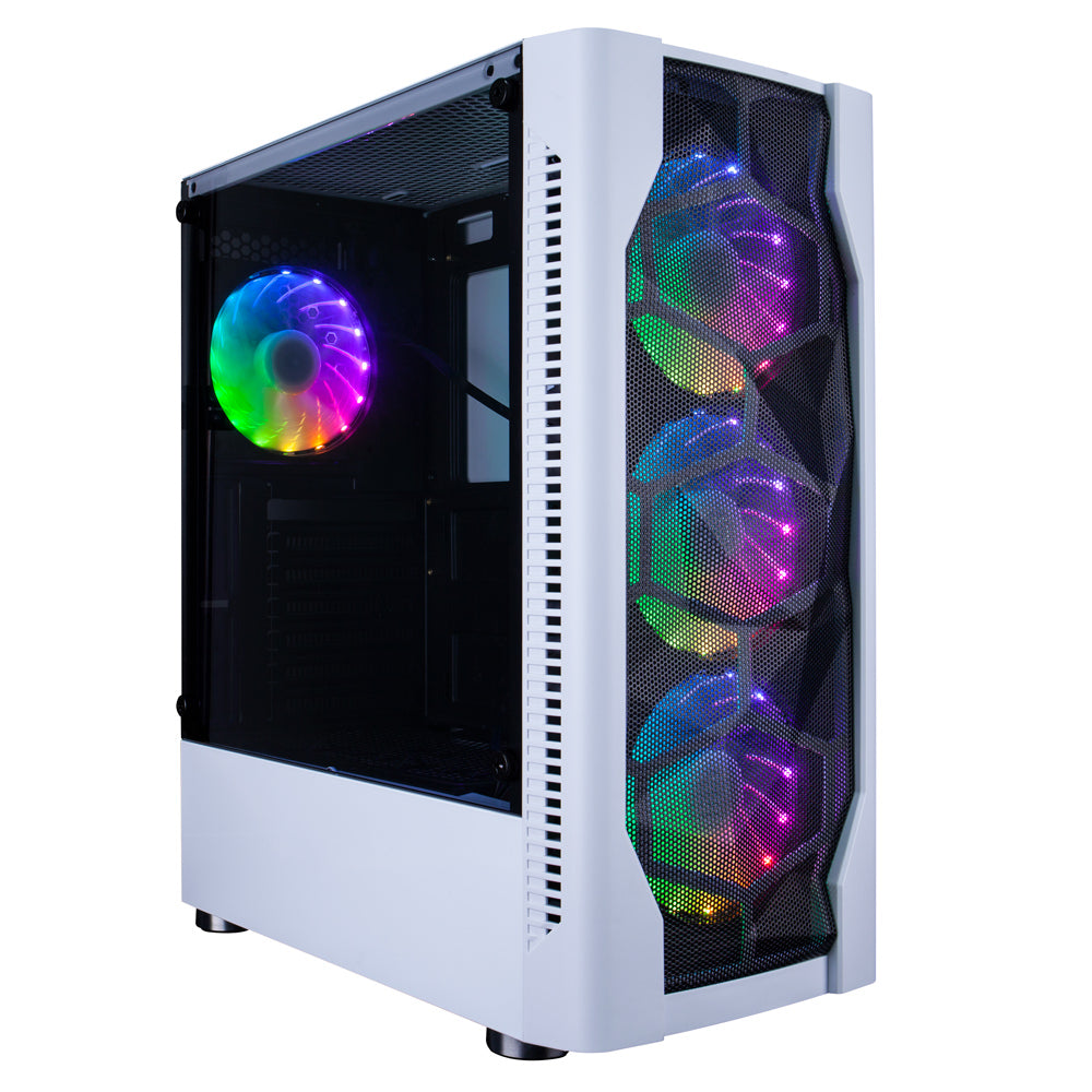 1st Player Casing Dk-d4 white 4 RGB Pre Installed Fans 1st Player Casing Dk-d4 white 4 RGB Pre Installed Fans